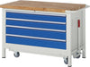 RAU, Absenkbare Werkbank 8000 - Modell 8362 B1250 x T700 x H880 mm