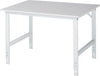 Arbeitstisch RAU,  Tom - EGB-Melamin-Platte B1250xT1000 xH760-1080mm EGB-Melamin-Platte