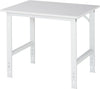 Arbeitstisch RAU,  Tom - Melamin-Platte B1000xT800xH760 -1080mm Melaminharz-Platte