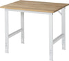 Arbeitstisch RAU,  Tom - Buche-Platte B1000xT800xH760-1 080mm Buche-Massiv-Platte