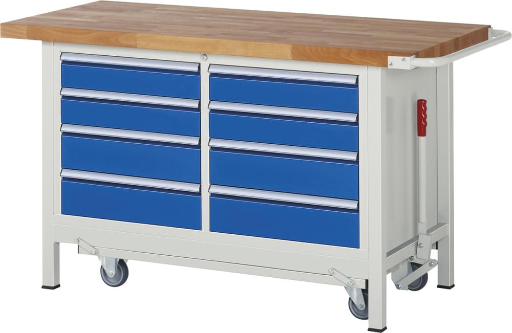 RAU, Absenkbare Werkbank 8000 - Modell 8477 B1500 x T700 x H880 mm