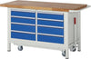 RAU, Absenkbare Werkbank 8000 - Modell 8477 B1500 x T700 x H880 mm