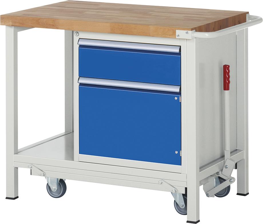 RAU, Absenkbare Werkbank 8000 - Modell 8152 B1000 x T700 x H880 mm