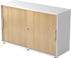Schiebetürenschrank HAMMERBACHER,  1200x400x748 Weiß/Eiche