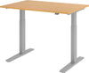Schreibtisch HAMMERBACHER,  XMKA12 120 x 80 cm Buche, 25 mm dick ABS-Dickkante