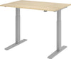 Schreibtisch HAMMERBACHER,  XMKA12 120 x 80 cm Eiche, 25 mm dick ABS-Dickkante