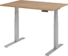 Schreibtisch HAMMERBACHER,  XDKB12 120 x 80 cm Nussbaum, 25 mm dick ABS-Dickkante