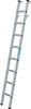 Shelf hanging ladder with flanged steps and ZARGES Safer Step Technology