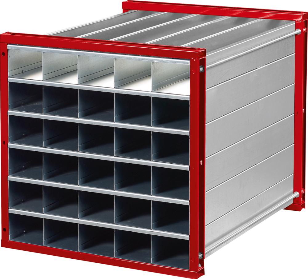 Wabenregal NEUTRAL,  RWR-30/1 1000x1000x1000 30 Fächer RAL 3000