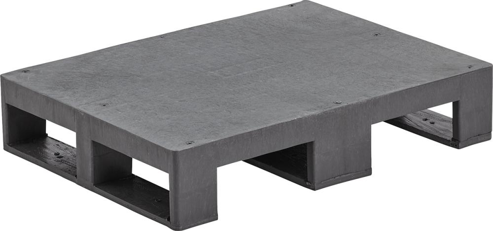 Kunststoff-Halbpalette NEUTRAL, Kst.-Halbpalette,geschl. 800x600x150mm glattes Deck VE 5 Stück