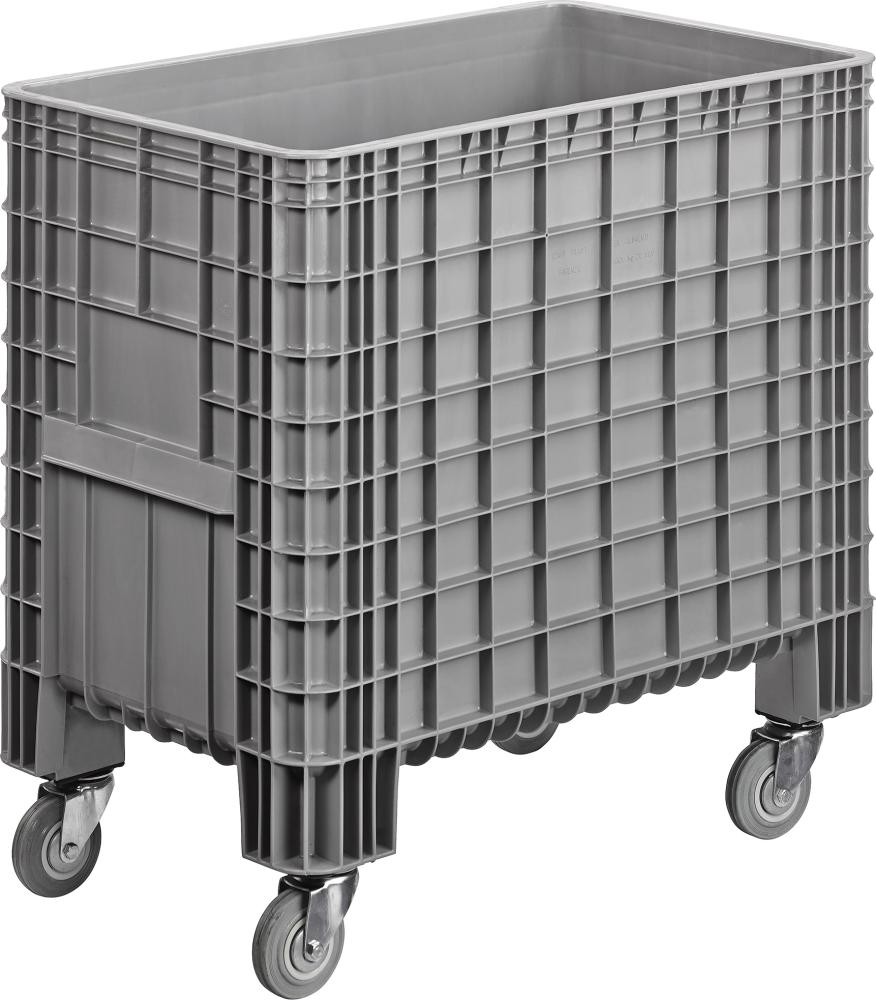 Großbehälter NEUTRAL,  PE, 4 Räder 1030x600x980mm, gr