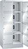 Akku-Fächerladeschrank LISTA,  B810xT585xH1790mm RAL 7035,2x4 Fächer 2x230V je Fach