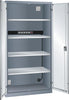 Ladeschrank LISTA,  Flügeltüren Ral 6502/7035 BxTxH 1000x580x1950 1x5 fach Schuko