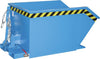 Spänebehälter BAUER,  SGU 500 l 780xT1140xH680 mm RAL5012 Tragkraft 1000kg mit Lochblechboden