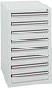 Schubladenschrank STUMPF,  8 SLR 900x500x500 mm grau stumpf