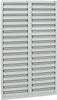 Schubladenschrank STUMPF,  34 SLR 1800x1000x500 mm grau stumpf