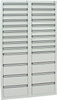 Schubladenschrank STUMPF,  26 SLR 1800x1000x500 mm grau stumpf