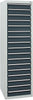 Schubladenschrank STUMPF,  STS 410 RAL 7035/7016 17x100 mm