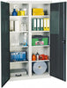 Werkzeugschrank STUMPF,  S2000 RAL 7035/5010 Mitteltrennwand 8 Fachböden
