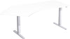 Hubtisch GERAMÖBEL,  135G Flex Weiß links 2166x800/1130, 650-1250