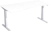 Hubtisch GERAMÖBEL,  C-Fuß Flex Weiß links 1800x800/1000, 650-1250