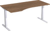 Hubtisch GERAMÖBEL,  C-Fuß Flex Nußba links 1800x800/1000, 650-1250