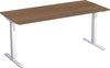 Hubtisch GERAMÖBEL,  Flex Nußbaum 1800x800/,C-Fuß 650-1250