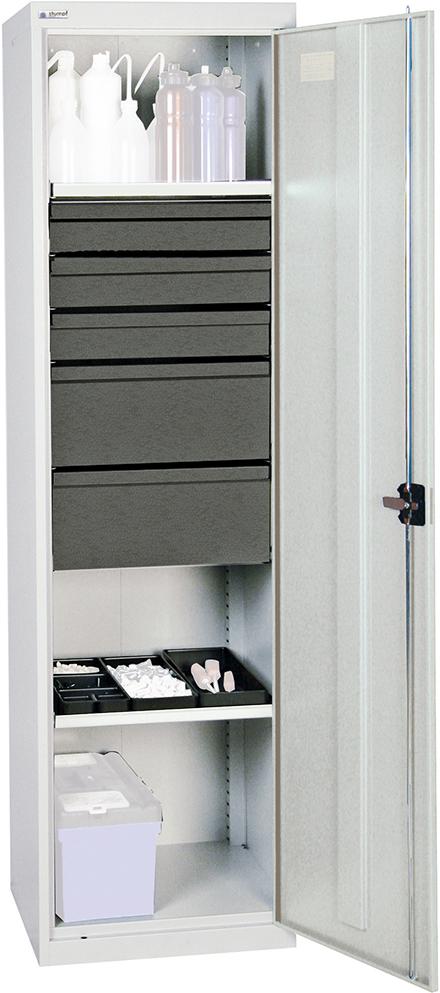 Werkzeugschrank STUMPF,  3/2SL2WA 1800x500x500 mm grau stumpf