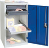 Werkzeugschrank STUMPF,  S3000 RAL 7035/5010 2 ausz. Schubladen 1 Wannenboden