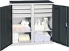 Werkzeugschrank STUMPF,  S2000 RAL 7035/7016 2 Abt., 6 Schubl 2 Wannenböden