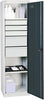 Werkzeugschrank STUMPF,  S2000 RAL 7035/7016 2 Wannenböden 5 Schubladen