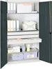 Werkzeugschrank STUMPF,  S2000 RAL 7035/7016 3 Wannenböden 3 Schubladen