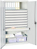 Werkzeugschrank STUMPF,  S2000 RAL 7035/7035 2 Wannenböden 8 Schubladen