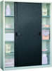Schiebetürenschrank PAVOY,  1950/600/1500 gepulvert RAL 7035/7016