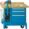 Mob.Werkbank LOKOMA,  FMW100/3 o.Kabelaufroller RAL5012 LOKOMA