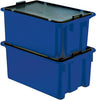 Drehstapelbehälter LA-KA-PE,  60 l B650xT450xH280 mm blau LA-KA-PE