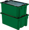 Drehstapelbehälter LA-KA-PE,  45 l B600xT400xH250 mm grün LA-KA-PE
