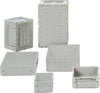 Transport-Stapelkasten LA-KA-PE,  B600xT400xH420 mm grau Auflast 700kg mit Griffloch LA-KA-PE