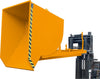 Kippbehälter BAUER,  BKM 1500 l B1560xT1760xH1270 mm RAL2000 Tragkraft 3000kg mit Abrollsystem