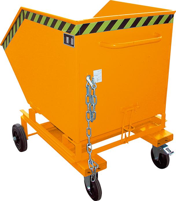 Kastenwagen BAUER,  KW-ET 600 l B1070xT1395xH1220 mm RAL2000 Tragkraft 300kg