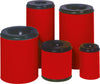 Papierkorb VAR,  15 l rot selbstlöschend VAR