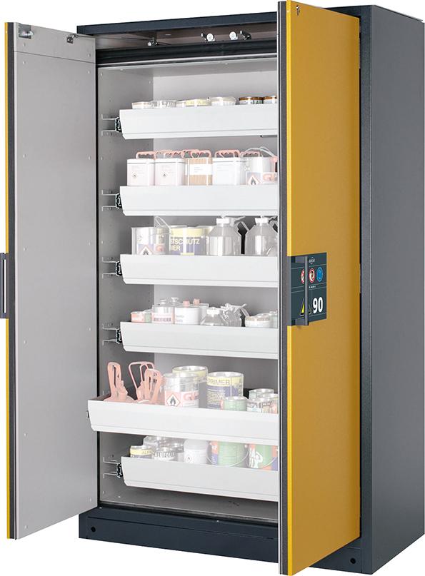 Gefahrstoffschrank Q-CLASSIC-90 ASECOS, Gefahrstoffschr. Q-Clas90B1200mm,6VA