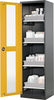 Chemikalienschrank ASECOS,  Glasa.545x1950 1Tür,gelb,4Ausz