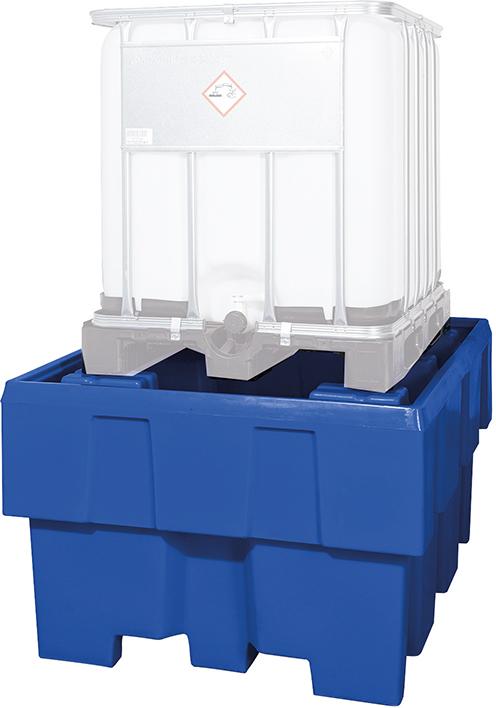 IBC-Station ASECOS,  PE 1280x1660x860mm,o.Stellfl