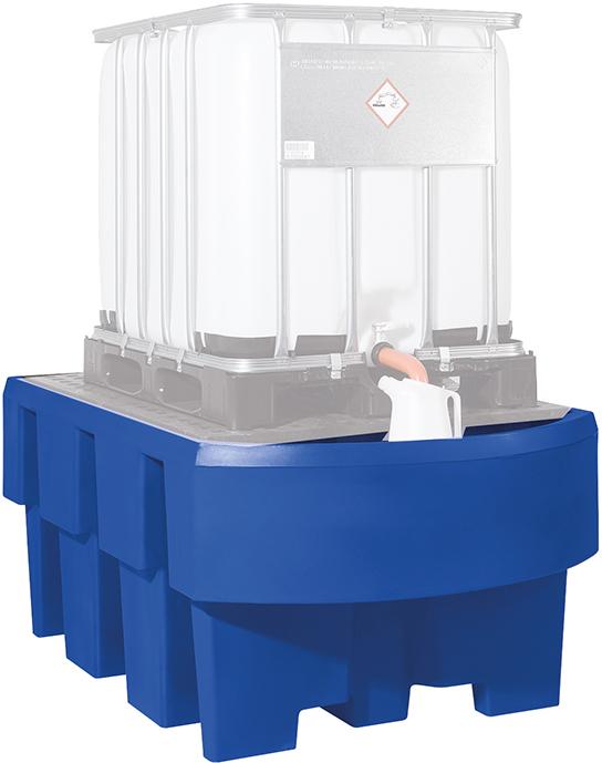 IBC-Station ASECOS,  PE 1280x1910x860mm,PE-Stellf