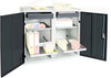 Werkzeugschrank STUMPF,  S3000 RAL 7035/7016 2 Schubladen 100 mm 4 Wannenböden