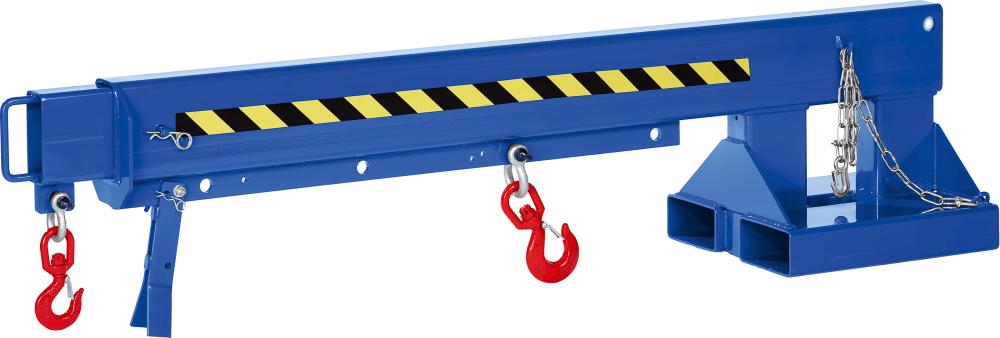 Kranarm NEUTRAL,  Typ RKA-5 6-fach ausziehb.5000kg nicht verst. 2220-3720 RAL 5010 enzianblau