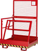 Arbeitskorb NEUTRAL,  Typ RAK-Comp.1200x1080x1910 mm Traglast 300 kg RAL 3000 feuerrot
