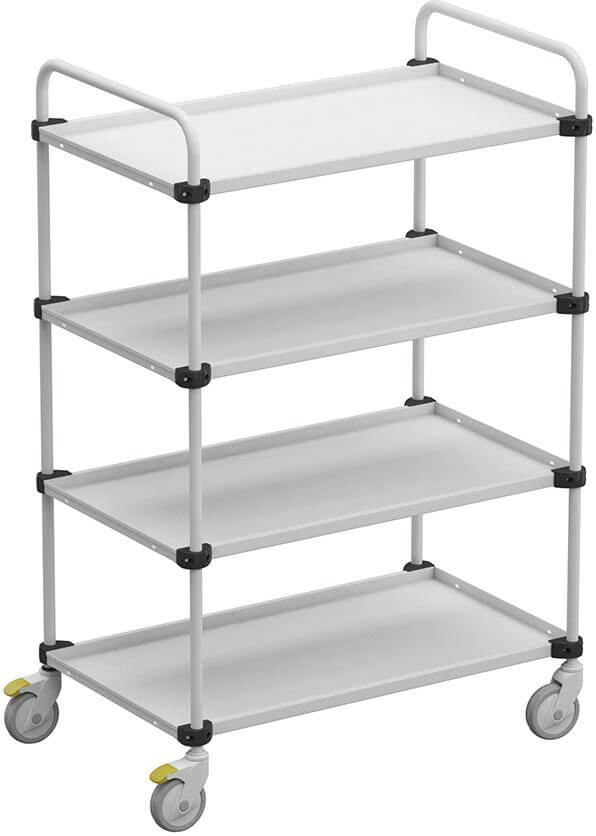 ESD-Etagenwagen NEUTRAL,  TRTA T535xB1100xH1535mm, 4Etg.