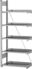 Anbauregal NEUTRAL,  zerlegt HZA 17307 EX, 5 Böden 1750x300x750mm verzinkt